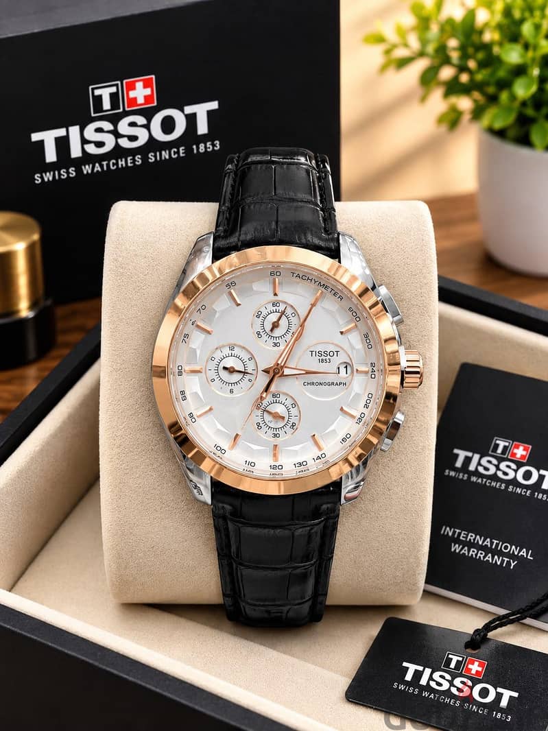 Tissot Chrono working premium copy watch 3