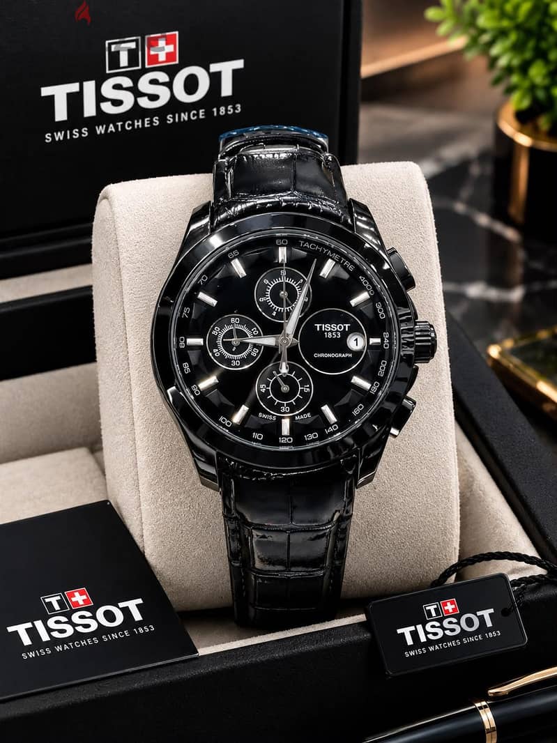Tissot Chrono working premium copy watch 4