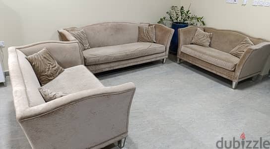 Set of 3 Sofas - طقم كنب (3 قطع)