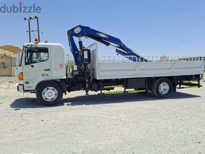 HIUP Crane Boom Truck & Cargo Transport (Muscat to Duqm, Salalah & All over Oman) Available for Rent