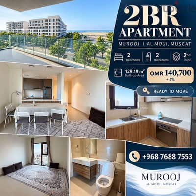 2BR Apartment for Sale in Murooj, Al Mouj Muscat