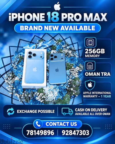 Apple - iPhone 18 Pro Max 256Gb Brand New