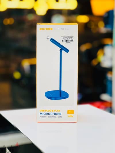 Brand New Porodo USB desktop microphone in oman | Low latency