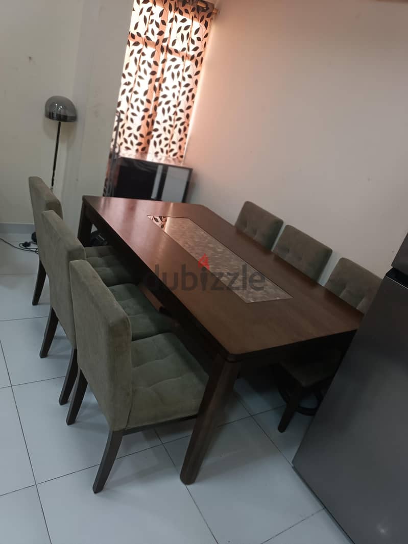 Home center wooden dining table 1