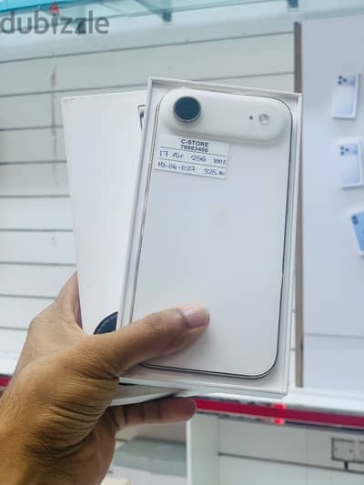 Apple - iPhone 17 Air -256 GB - Box piece - Best device- ايفون