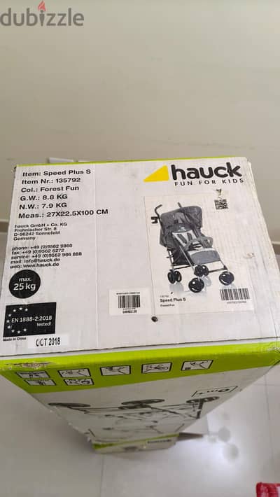 Baby stroller HAUCK brand