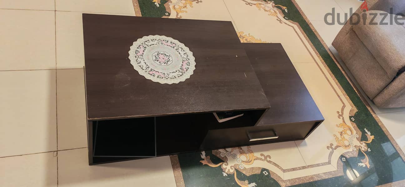 Recliner Sofa and Center table 1