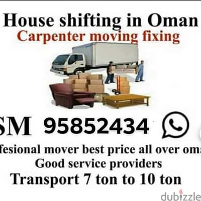 House shifting office shifting transportation services all Oman