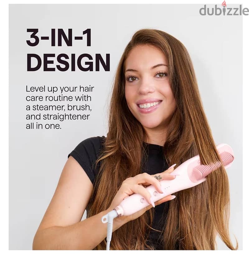 Wavytalk Pro Steam Hair Straightener Brush 1