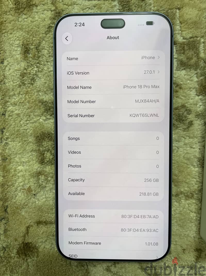 Apple - iPhone 18 Pro Max 1