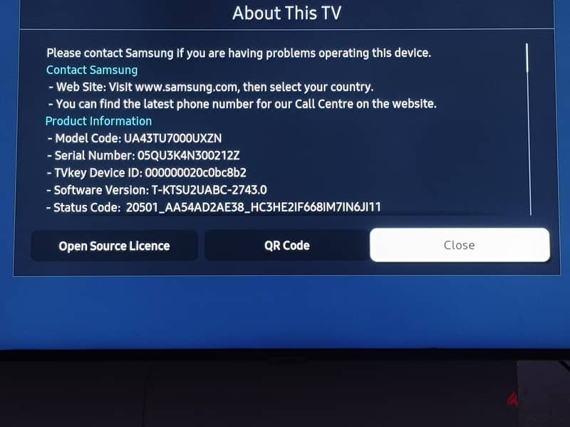 Samsung 43 inch crystal UHD 4. k tv clean condition 2