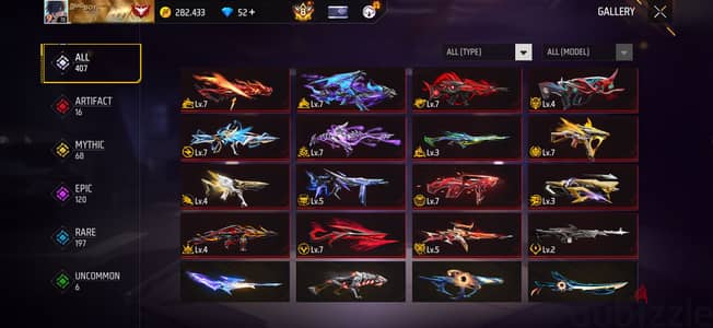 Free Fire I’d for sale 70 level