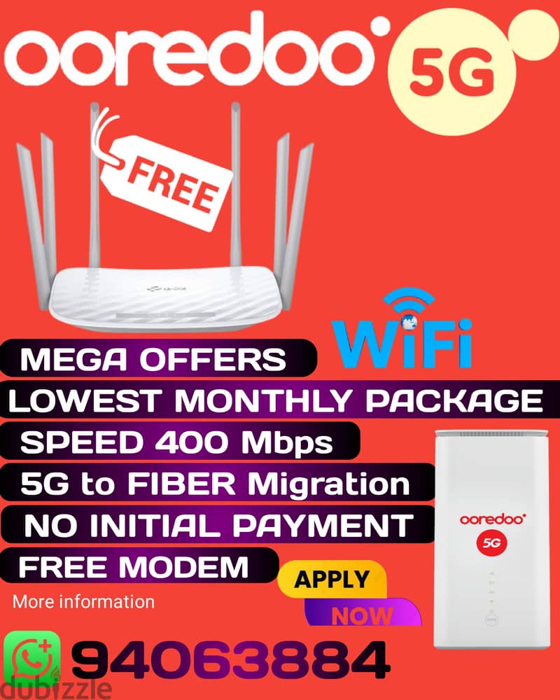 ooredoo internet connection 1