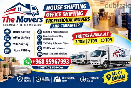 House shiffting office shiffting furniture fixing transport Carpenter