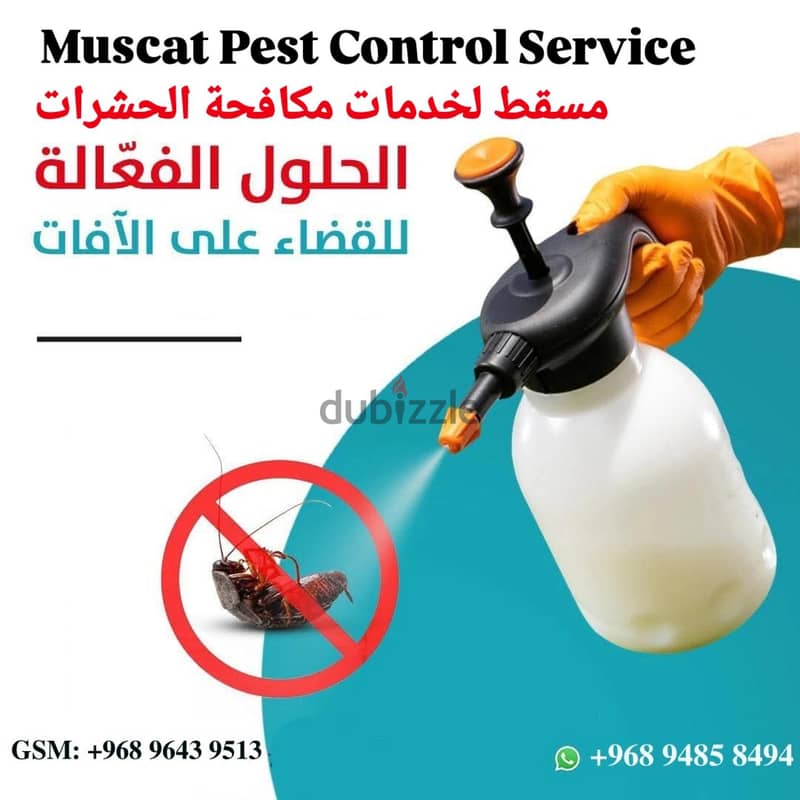 Professional & Guaranteed Pest Control Services in Muscat | Fast&Safe 5