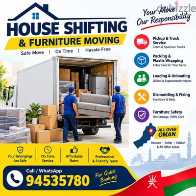 Best Muscat Mover and Packer House shifting office villa store shift