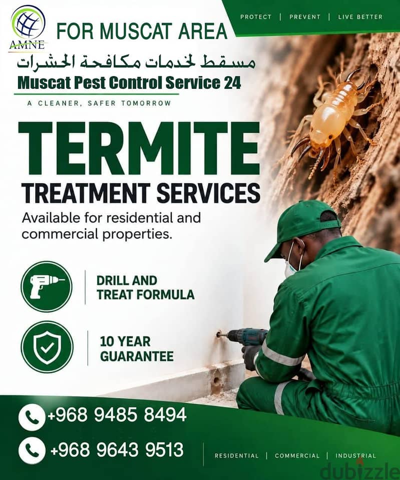 Professional & Guaranteed Pest Control Services in Muscat | Fast&Safe 2