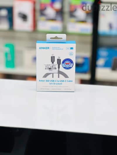 Brand New Anker 322 USB-C Cable in oman | 6 Feet Length