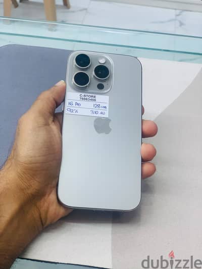 Apple - iPhone 16 Pro -128 GB - Fine and Amazing device ايفون
