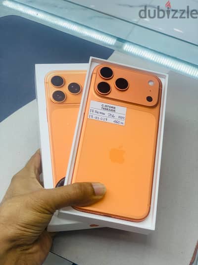 Apple - iPhone 17 Pro Max -256GB- 100% BH -Good condition device ايفون