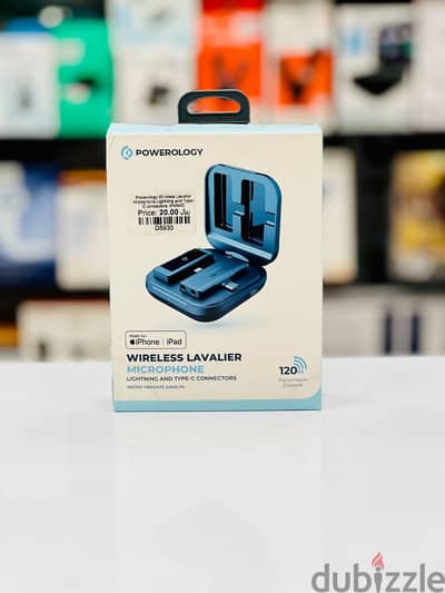 Brand New Powerology Lavalier Microphone in oman | Wireless Audio | Call: 94333521