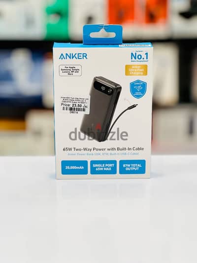 Brand New Anker 65W power bank in Oman | Fast Charging | Call: 94333521