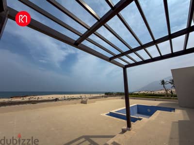 First-Line Beachfront Villa | Direct Sea View | Sifah | BF2-117