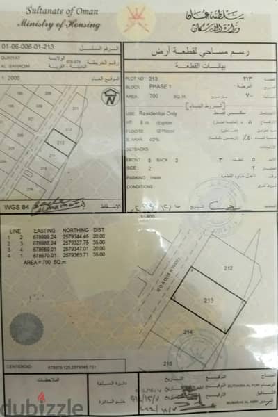 For Sale | Residential Land in Al Sawqim, Quriyat