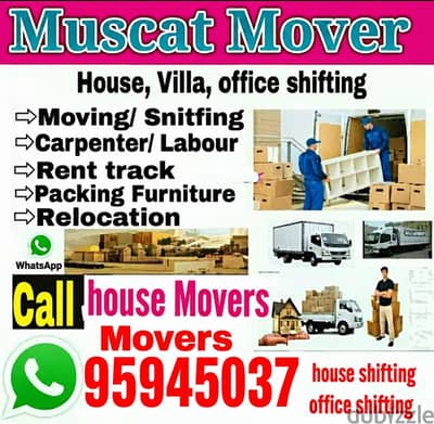 all Oman Movers house shifting office Villa store transport service