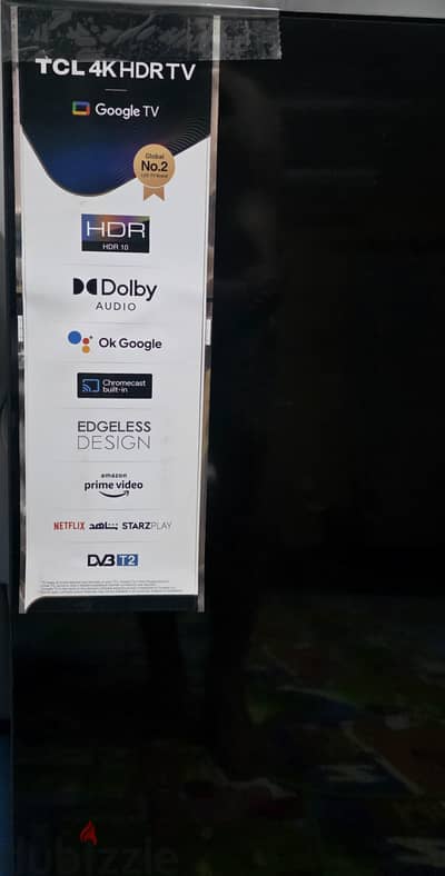 TCL 55-inch 4K HDR Smart Google TV (Model P637) - Excellent Condition