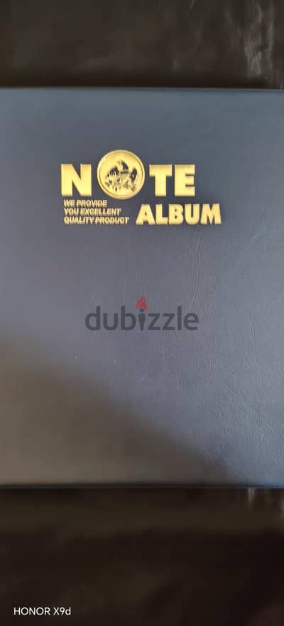 54 Banknotes Album with 24 countries
