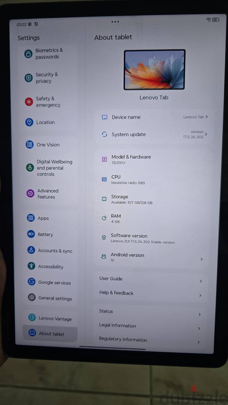 Lenovo Tab 6