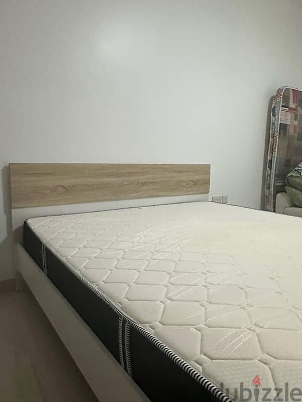 bed with sheet for sale 6 months used from danube home 1