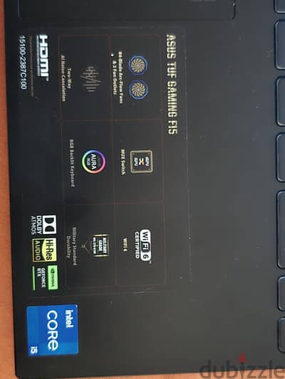 Asus Tuf F15 Gaming Laptop i5 12500H RTX 3050