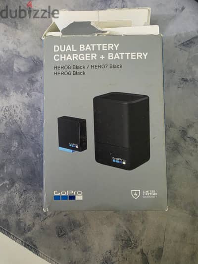 Gopro Hero 6,7&8 Black dual battery charger