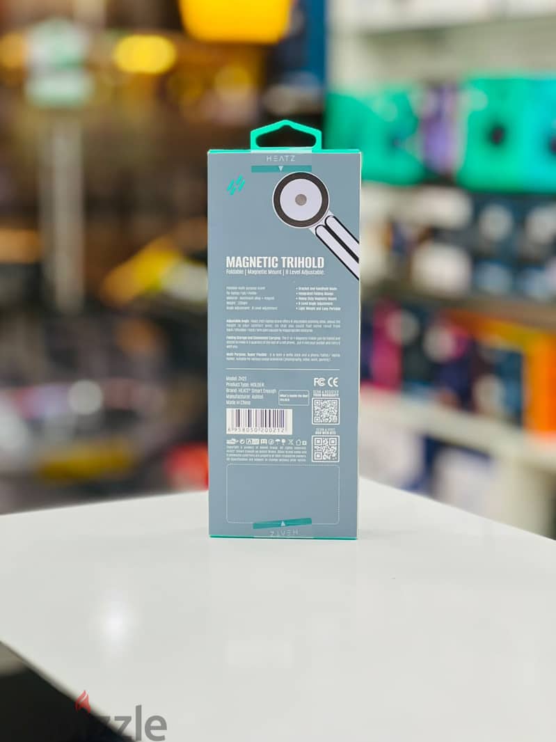 Brand New Heatz Magnetic Trihold Stand in oman | Secure Hold 1