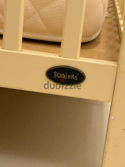Juniors toddler bed with mattress