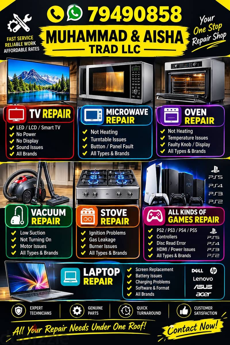 PlayStation PS5 PS4 PS3 Repair Services in Muscat 5