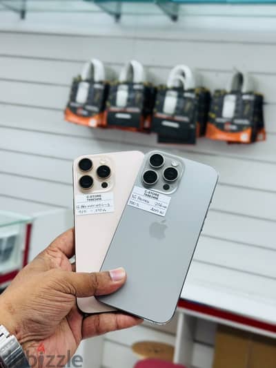 Apple - iPhone 16 Pro Max -256 GB - Fine device available ايفون
