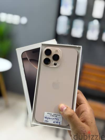 Apple - iPhone 16 Pro Max -512 GB - Fine performance available ايفون