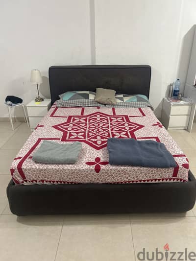 Queen sized BED (blue color)