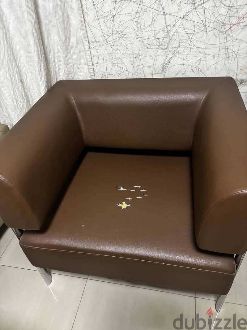 4 nos heavy grade single seat sofas for sale 1