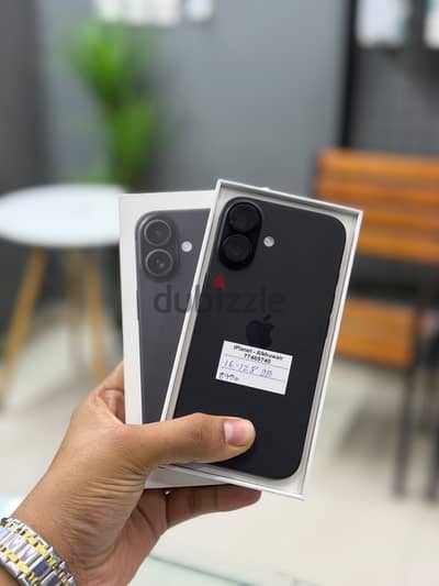 Apple - iPhone 16 -128 GB - Box piece- Good condition ايفون