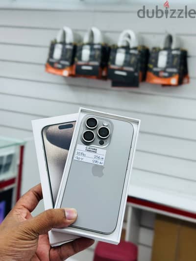 Apple - iPhone 15 Pro -256 GB - Box piece- All Awesome device ايفون