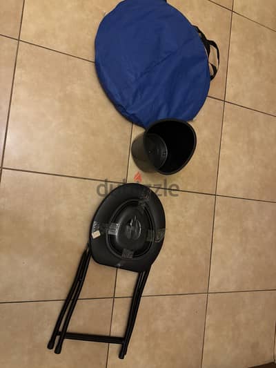 Toilet Tent for camping with toilet seat