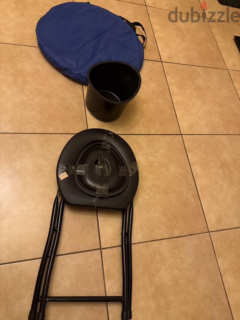 Toilet Tent for camping with toilet seat,, 1
