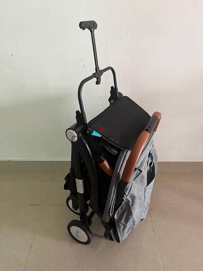 Barely used Moon Ritzi Cabin Stroller, Grey, Like New