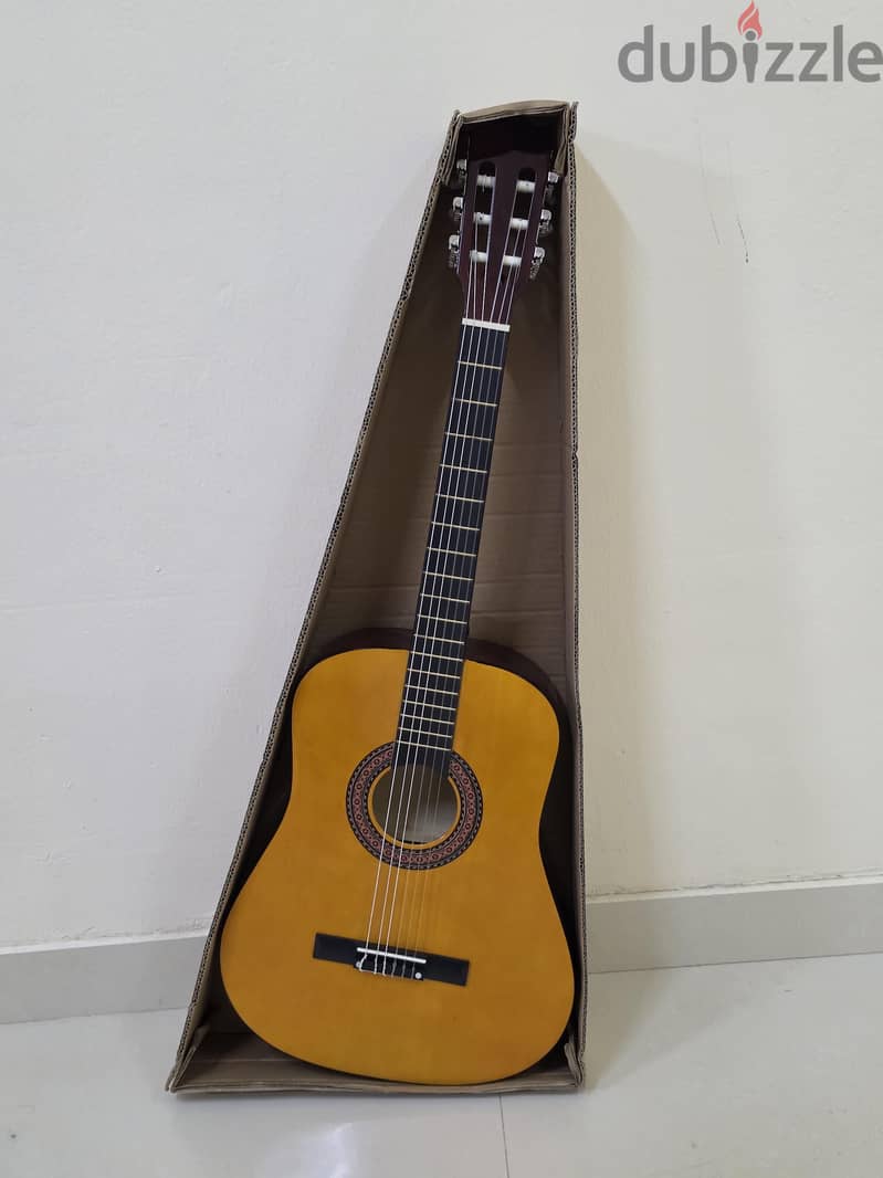 This is an Acoustic Classical Guitar (also called a Spanish Guitar). 2
