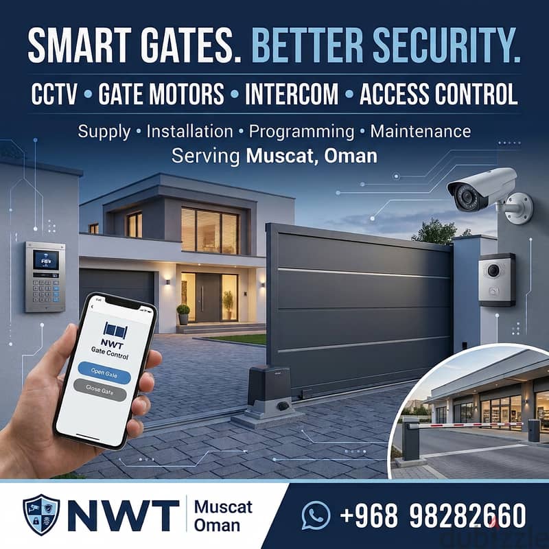 CCTV Installation, Automatic Gates & Access Control | Muscat 1