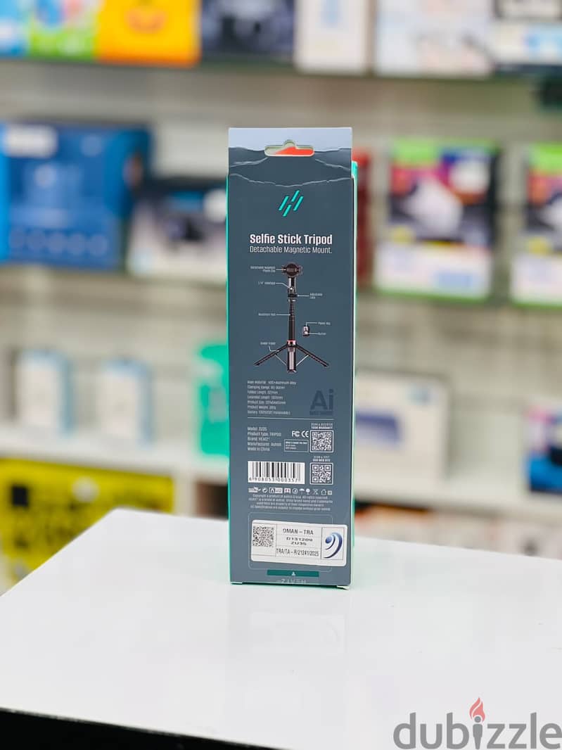 Brand New Heatz selfie stick in Oman | Remote Tripod 1